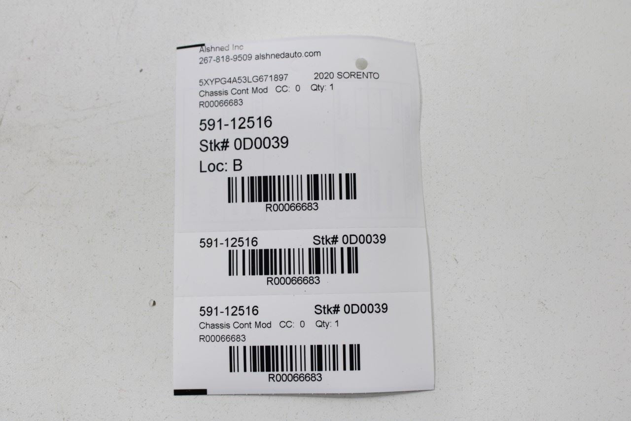 2019-2020 KIA Sorento LX 3.3L FWD Transmission Control Module TCU TCM 954404G460 - Alshned Auto Parts