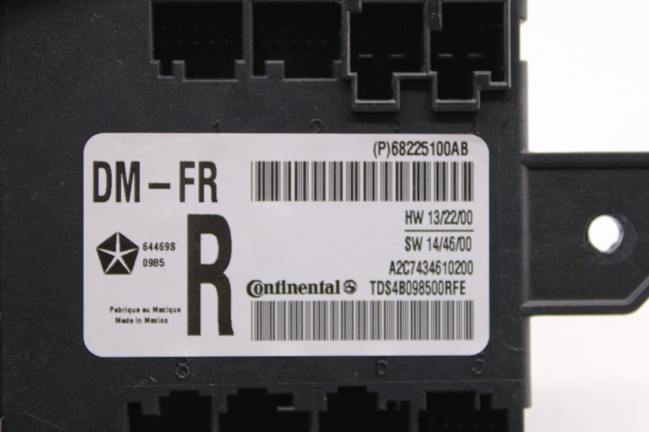 2014-2018 RAM 1500 Laramie Front Right Side Door Control Module 68225100AB OEM - Alshned Auto Parts