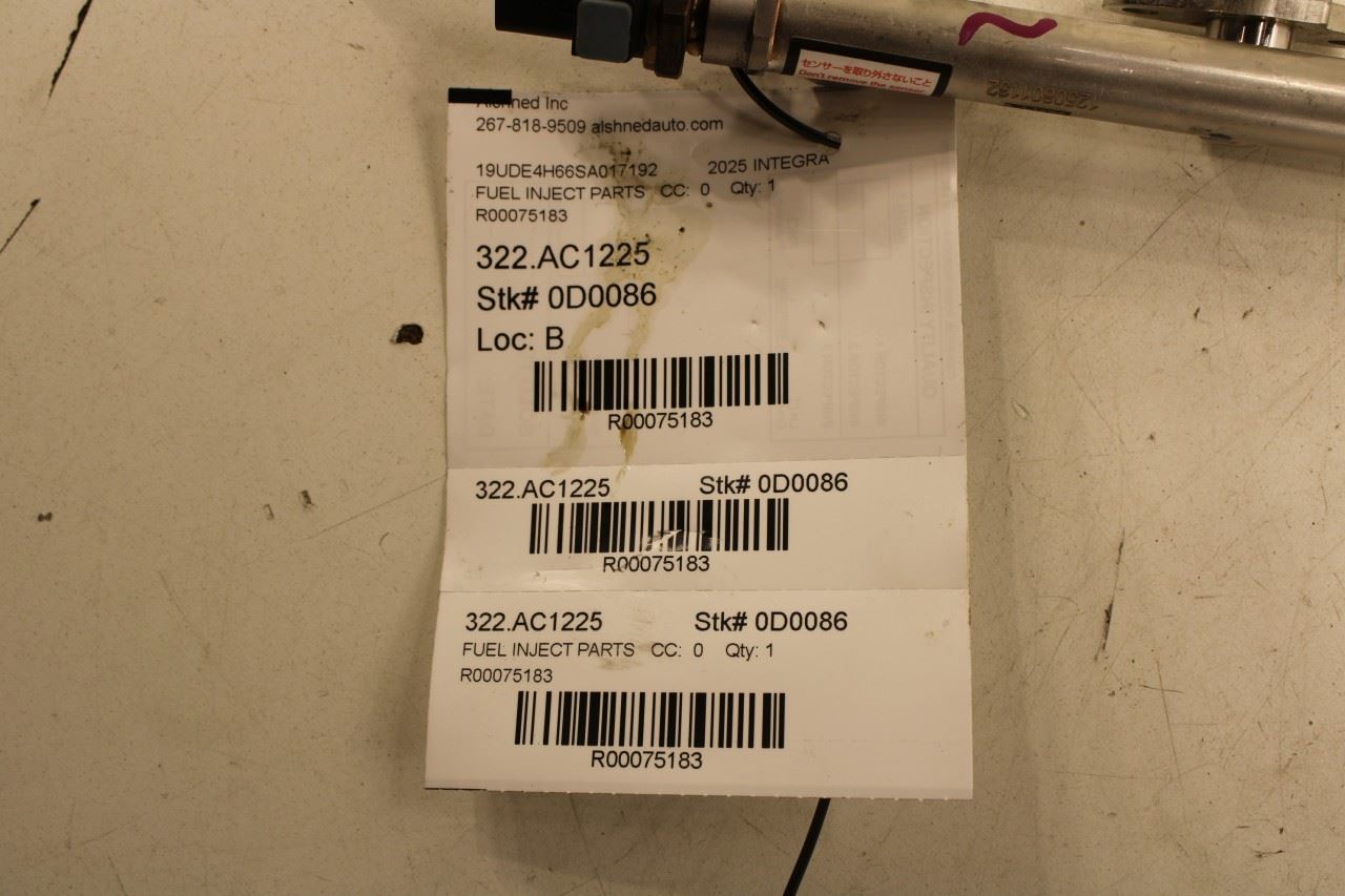2023-2026 Acura Integra A-Spec 1.5L Fuel Rail Pipe 16011-5AA-305 OEM - Alshned Auto Parts