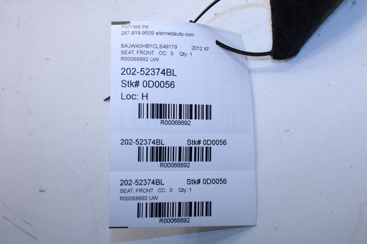 2012-2015 Jaguar XF Portfolio 5.0L RWD Front Seat Driver Left Side Lower Cushion - Alshned Auto Parts