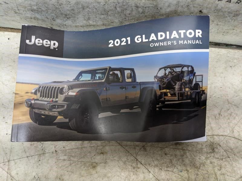 2021 Jeep Gladiator Owners Manual Set with Case 21_JT_OM_EN_USC OEM - Alshned Auto Parts