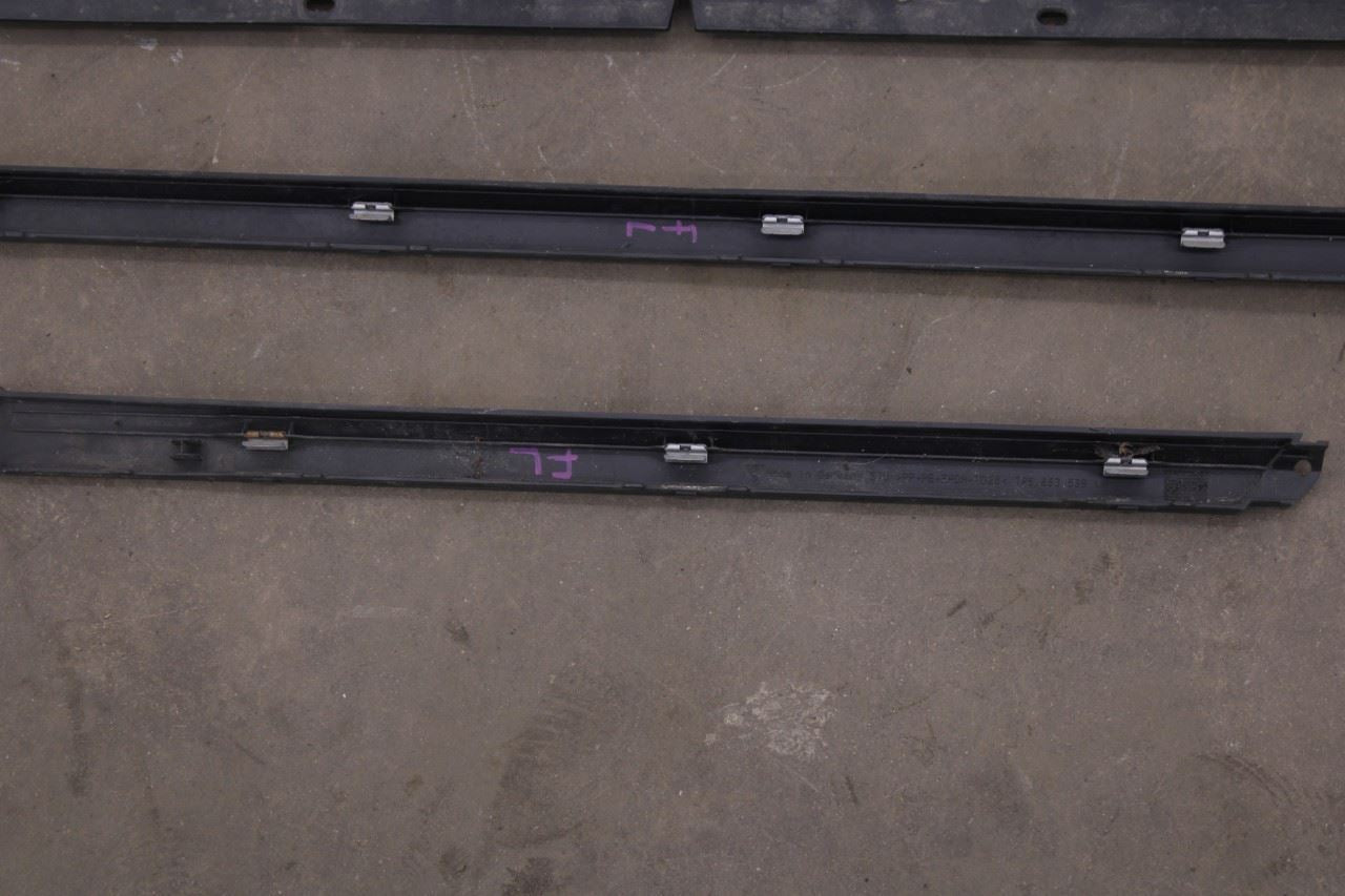2011-2018 Porsche Cayenne S Left Rocker Panel Molding Door Scuff Plate Set of 3 - Alshned Auto Parts