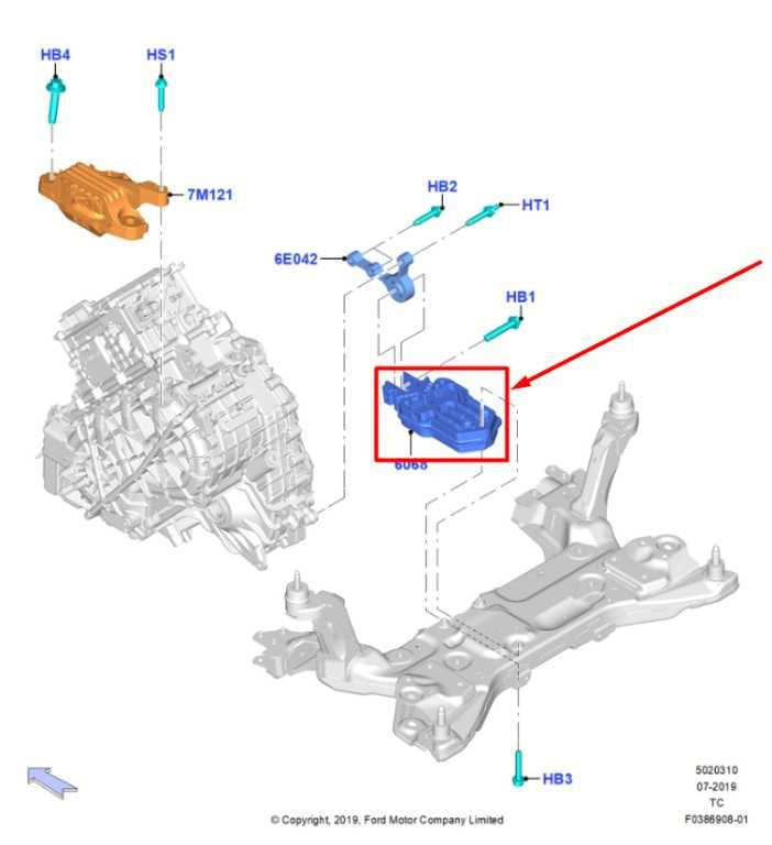 2020-2021 Ford Escape SEL 2.0L AWD Engine Torque Arm Mount Bracket LX6Z-6068-C - Alshned Auto Parts