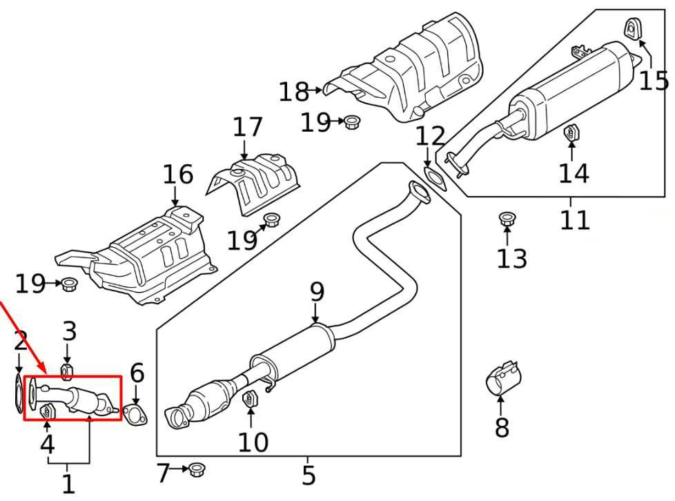 2021-25 Hyundai Elantra SEL 2.0L FWD Front Exhaust System Pipe Korea 28610-AA400 - Alshned Auto Parts
