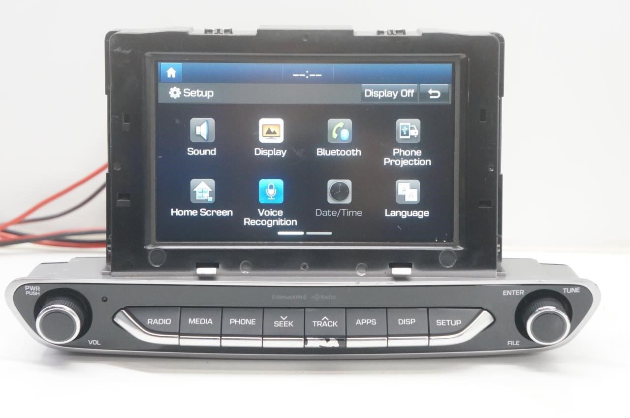 17-19 Hyundai Ioniq Radio Faceplate Control w/ 7.0'' Display and Receiver *ReaD* - Alshned Auto Parts