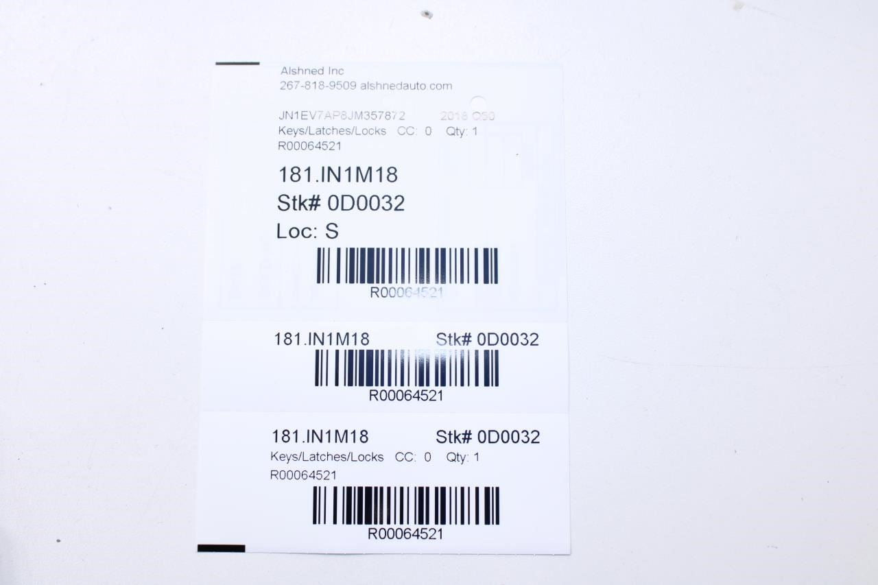 15-19 Infiniti Q50 Luxe Key Keyless Remote Entry Fob Transmitter 285E3-4HB0C OEM - Alshned Auto Parts