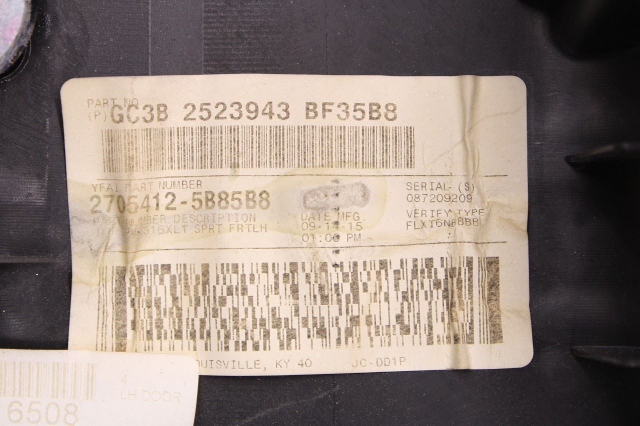 2015-2016 Ford F-250 Crew Cab Lariat Front Left Side Door Trim Panel *ReaD* - Alshned Auto Parts