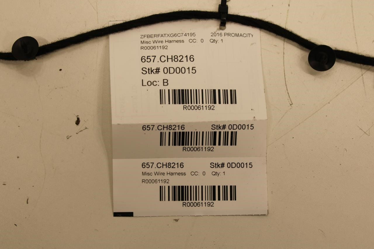 2015-2022 Ram ProMaster City Rear Left Sliding Door Wire Harness 51974343 OEM - Alshned Auto Parts