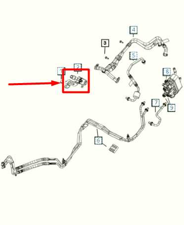 16-24 Dodge Durango 3.6L Transmission Heater Coolant 3 Way Valve 68252075AC OEM - Alshned Auto Parts