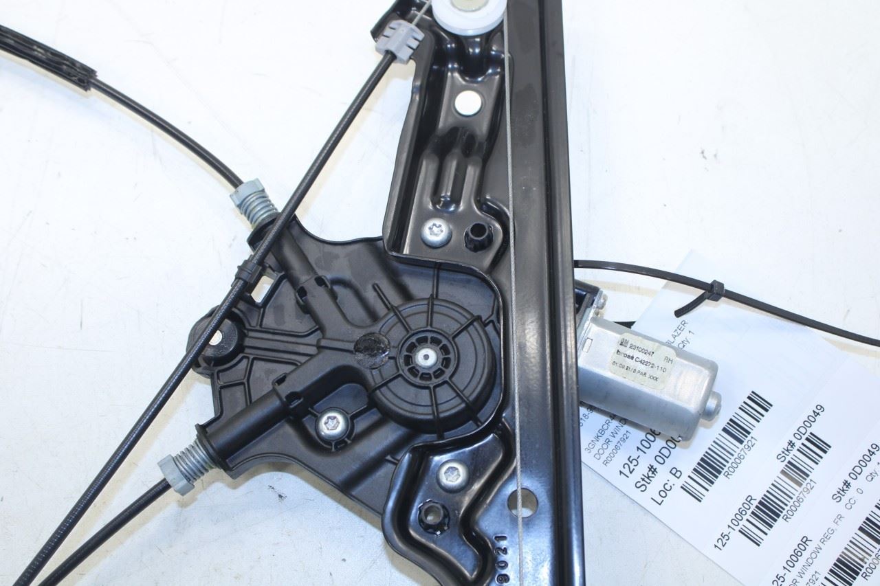 2019-24 Chevrolet Blazer 2LT Front Right Door Window Regulator w/ Motor 23100247 - Alshned Auto Parts