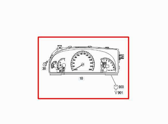 2010-13 Mercedes-Benz S550 Speed Gauge Instrument Cluster 219K Mile 221900090428 - Alshned Auto Parts