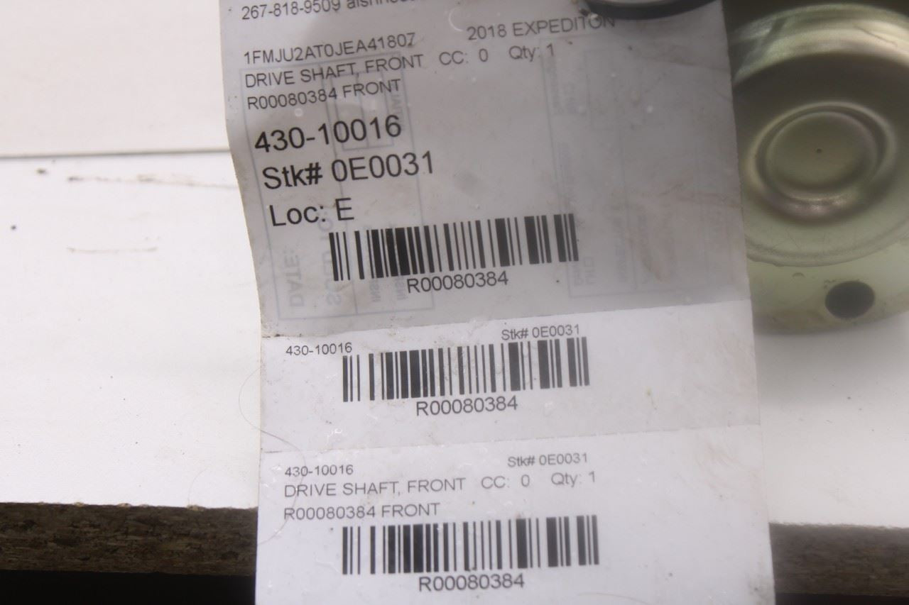 2018-2021 Ford Expedition Limited 4WD Front Drive Shaft Propeller JL34-4A376-GA - Alshned Auto Parts