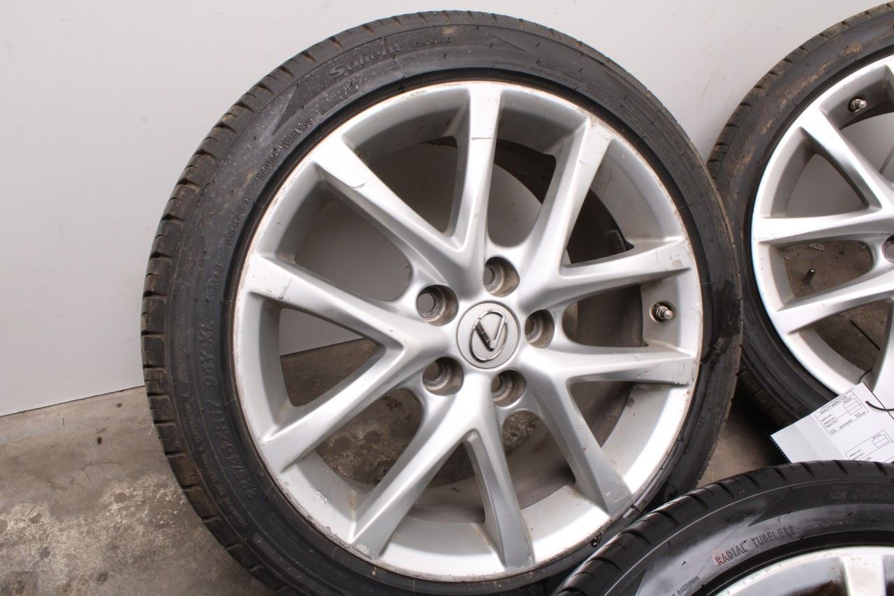 2011-13 Lexus IS250 Aluminum Wheel R17x8J 5 Double Spoke Set of 4 4261153330 OEM - Alshned Auto Parts