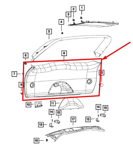 2014-2021 Jeep Grand Cherokee Rear Liftgate Lower Trim Panel 1XW83HL1AM OEM - Alshned Auto Parts