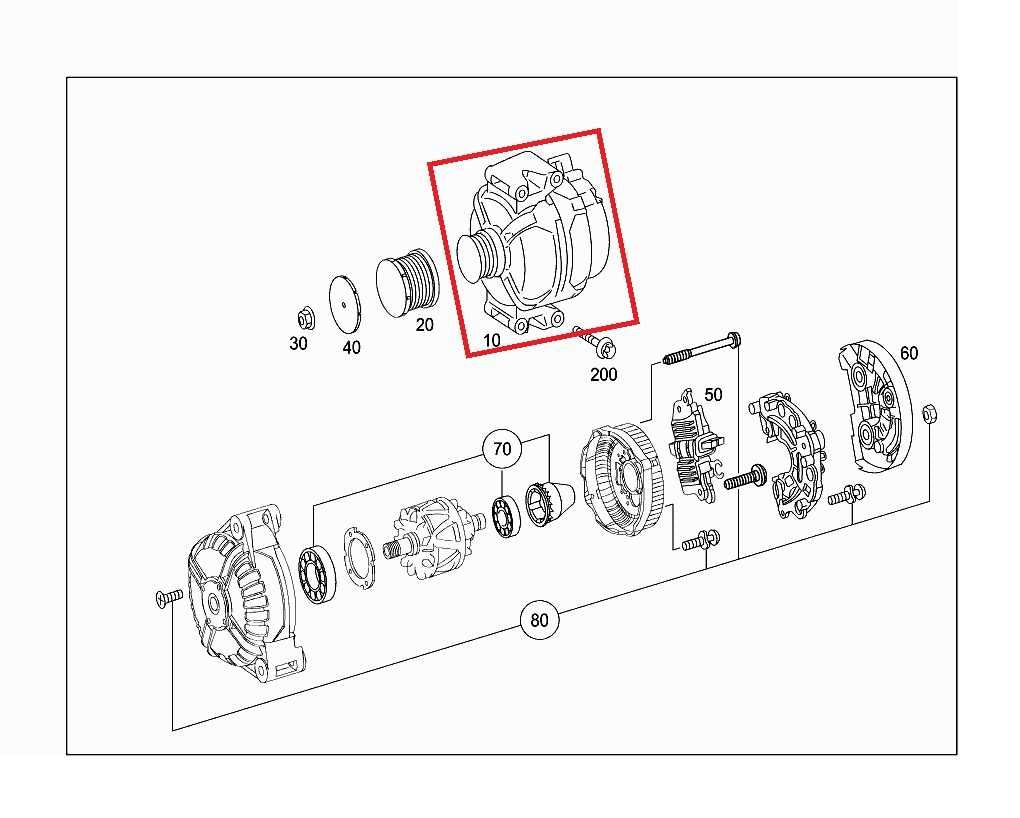 2006-2011 Mercedes-Benz C350 Sport 3.5L Alternator Engine Generator 2721540002 - Alshned Auto Parts