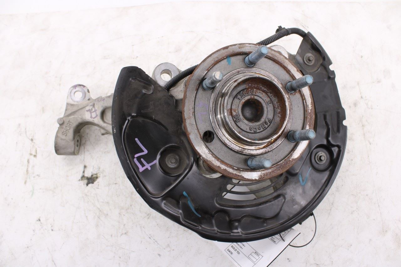 2021-2026 Ford F150 XLT SuperCrew 5.0L RWD Front Left Side Spindle Knuckle Hub0