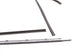 19-23 Hyundai Santa Fe SEL Front Right Door Run Channel w/ Belt Weatherstrip Set - Alshned Auto Parts