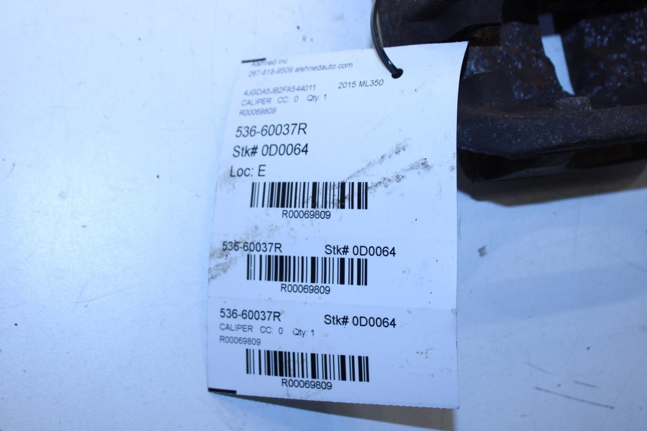 2012-2015 Mercedes-Benz ML350 Rear Right Side Brake Disc Caliper 166-423-02-81 - Alshned Auto Parts