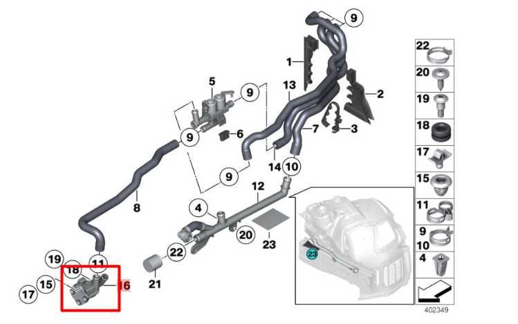 10-15 BMW 750Li xDrive 4.4L Engine Coolant Auxiliary Water Pump 64119239313 OEM - Alshned Auto Parts