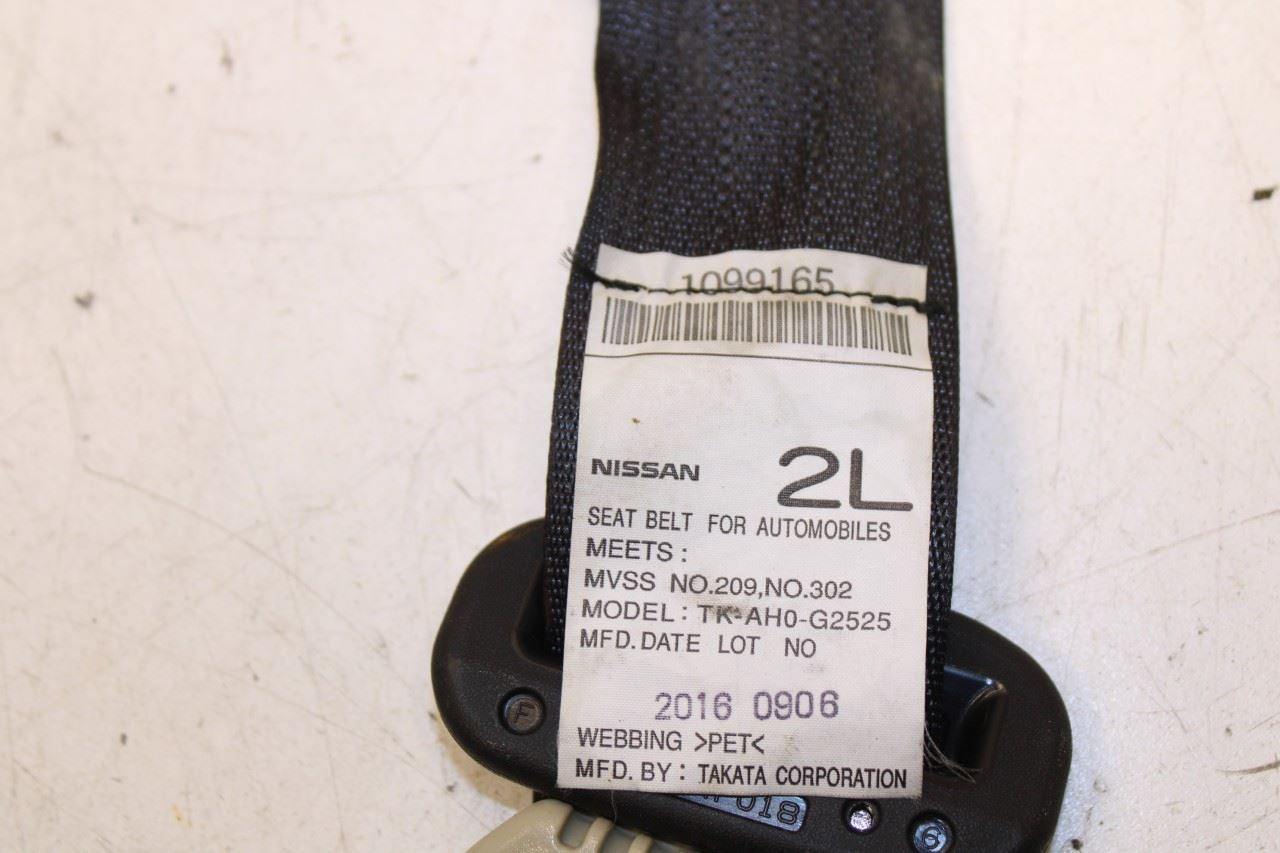2014-17 Infiniti QX50 3.7L AWD Rear Driver Left Side 2nd Row Seat Belt Retractor - Alshned Auto Parts