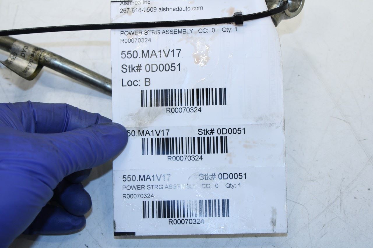 2014-17 Maserati Ghibli 3.0L RWD Power Steering Oil Hose Tube Pipe 670001922 OEM - Alshned Auto Parts