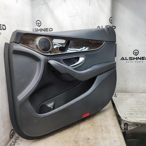 2015-21 Mercedes-Benz C300 Front Right Door Trim Panel 205-720-54-11-64-9H15 OEM