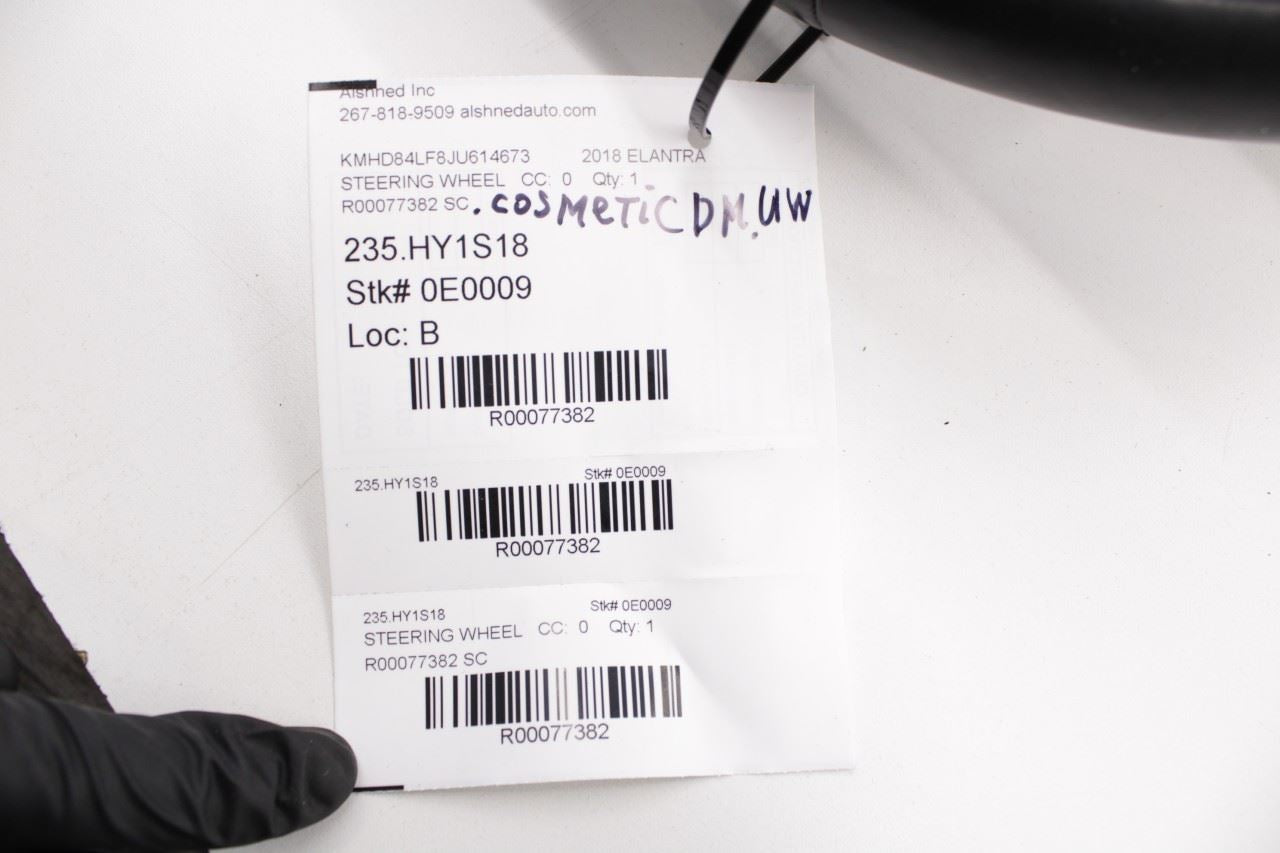 2016-18 Hyundai Elantra Value Edition Steering Wheel Leather w/ Control Buttons - Alshned Auto Parts