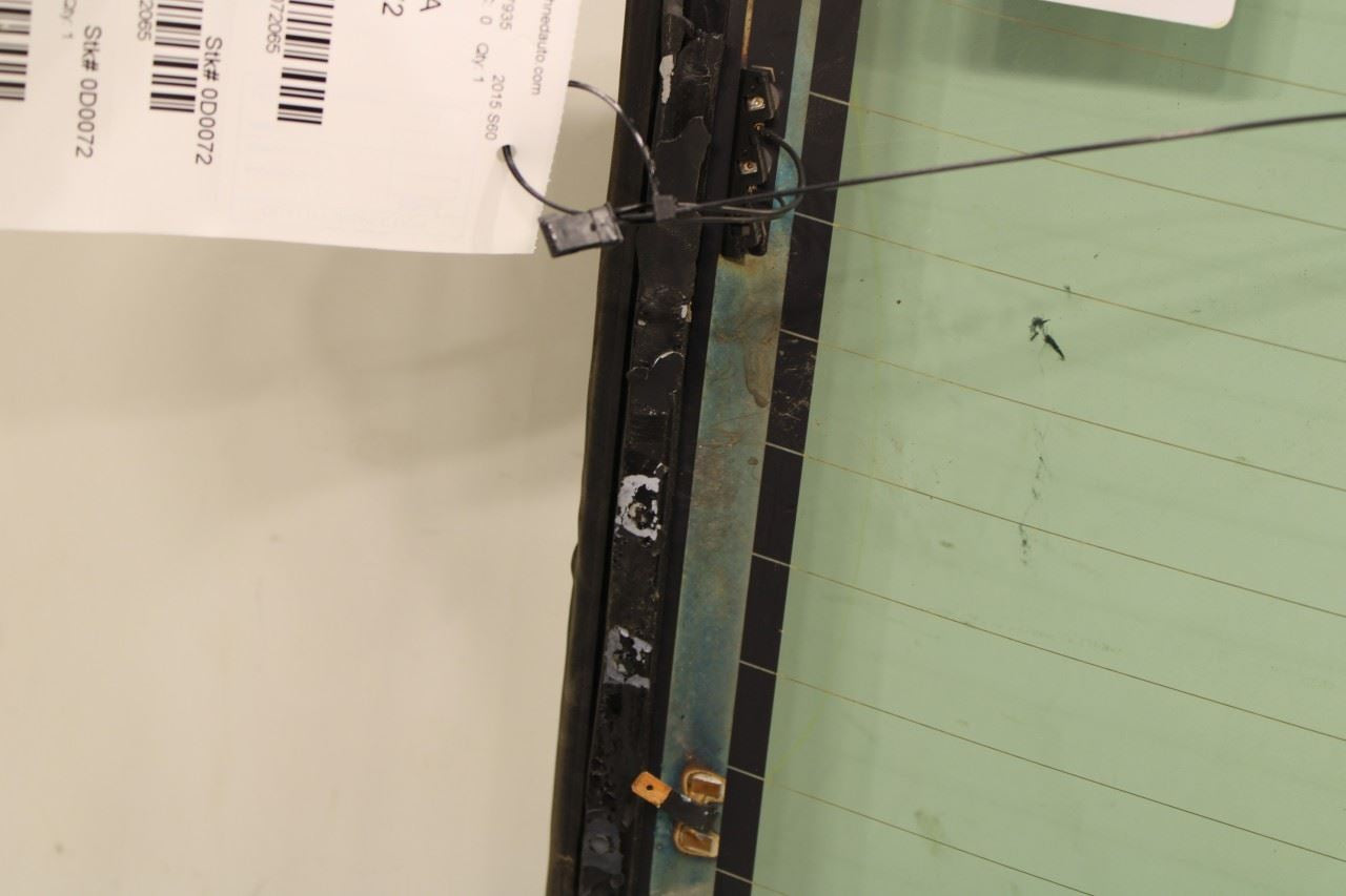 2011-2018 Volvo S60 T5 Premier Rear Back Window Glass 31385406 OEM - Alshned Auto Parts