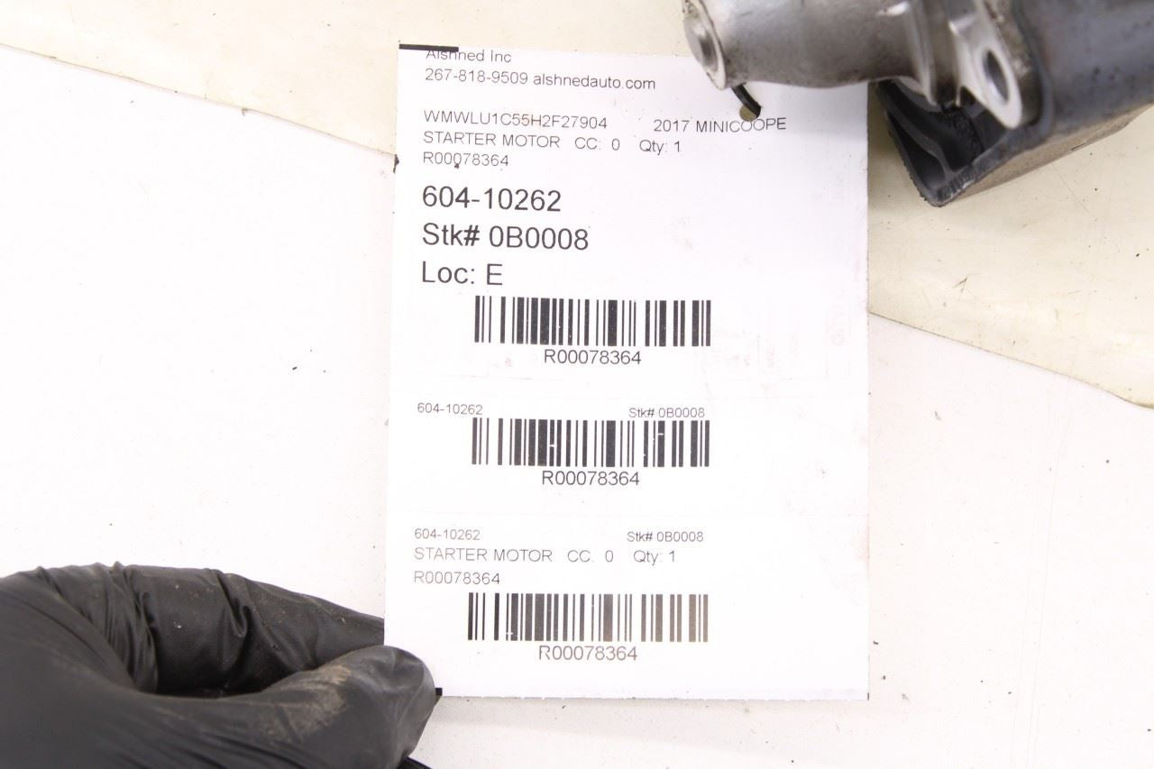 2016-2019 Mini Cooper Clubman 1.5L Engine Starter Motor 12V 7645979 OEM - Alshned Auto Parts