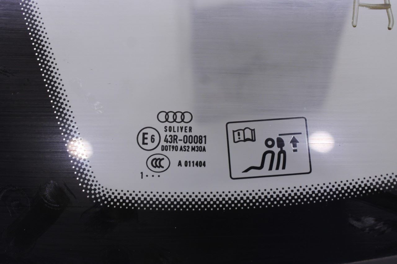 2012-2018 Audi A7 Premium Rear Left Side Quarter Window Glass 4G8-845-299-C-NVB8