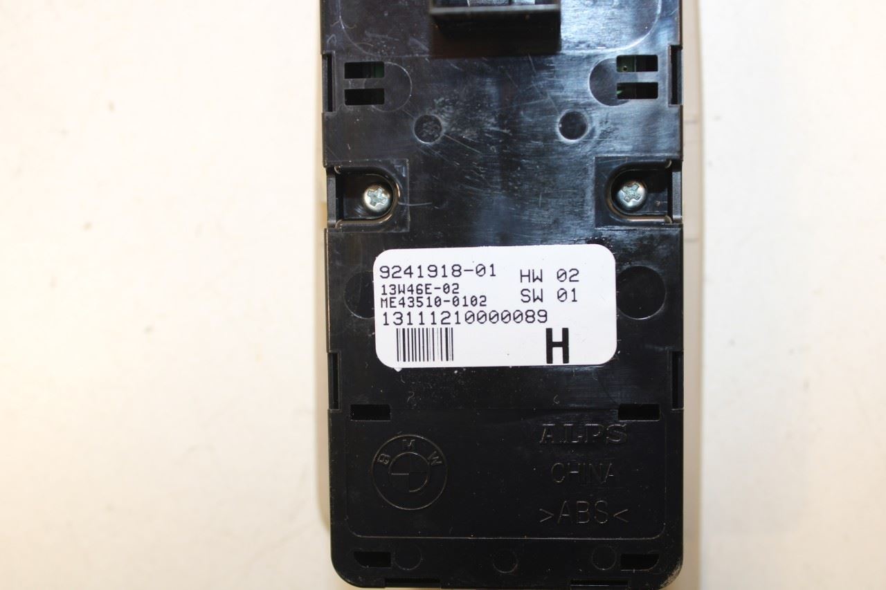 2010-2015 BMW 750LI xDrive Front Left Master Power Window Switch 61319241918 OEM - Alshned Auto Parts