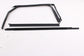 2019-26 Volkswagen Jetta SE Rear Left Door Run Channel w/ Belt Weatherstrip Set - Alshned Auto Parts