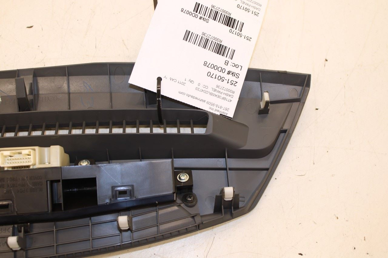 2007-2011 Toyota Camry LE Dash Upper Defroster Grille Cover Panel 55981-06040-B1 - Alshned Auto Parts