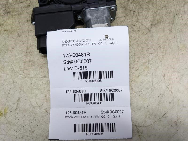 2014-2019 Kia Soul Front Right Door Power Window Motor 82460-B2010 OEM - Alshned Auto Parts