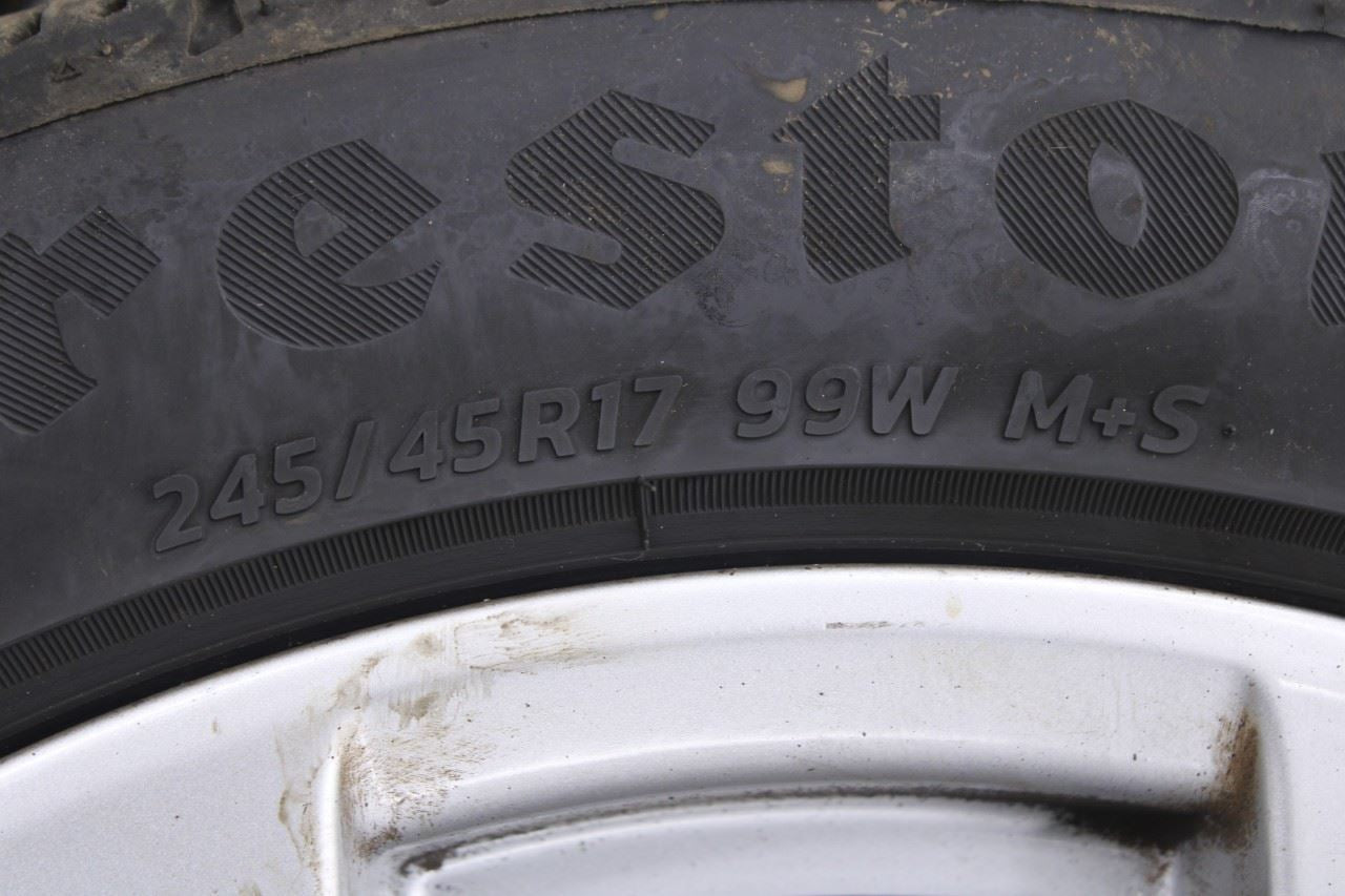 10-11 Mercedes-Benz E 350 Wheel Tire Firestone Firehawk AS 245/45R17 Set *ReaD*14