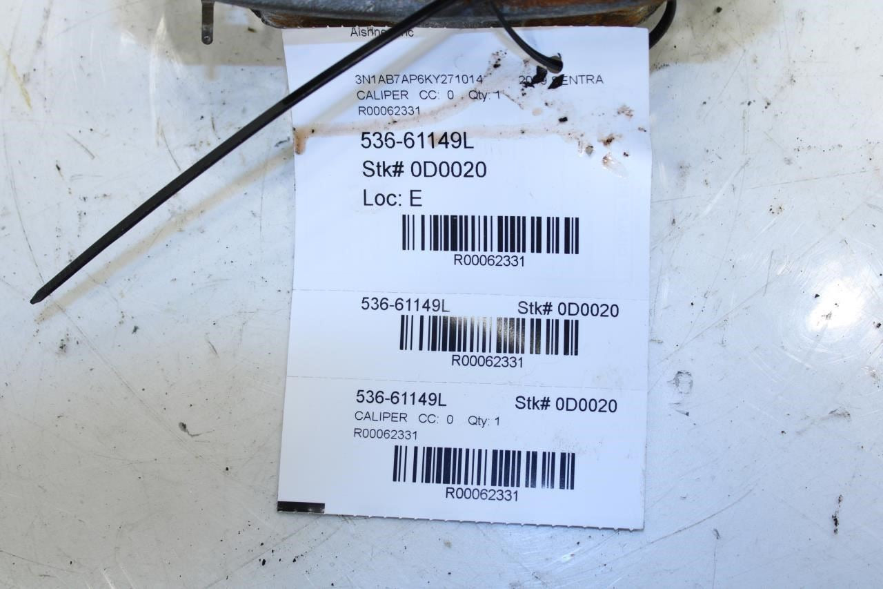 2013-2019 Nissan Sentra SV Front Left Driver Side Brake Disc Caliper 41011-3SG0C - Alshned Auto Parts