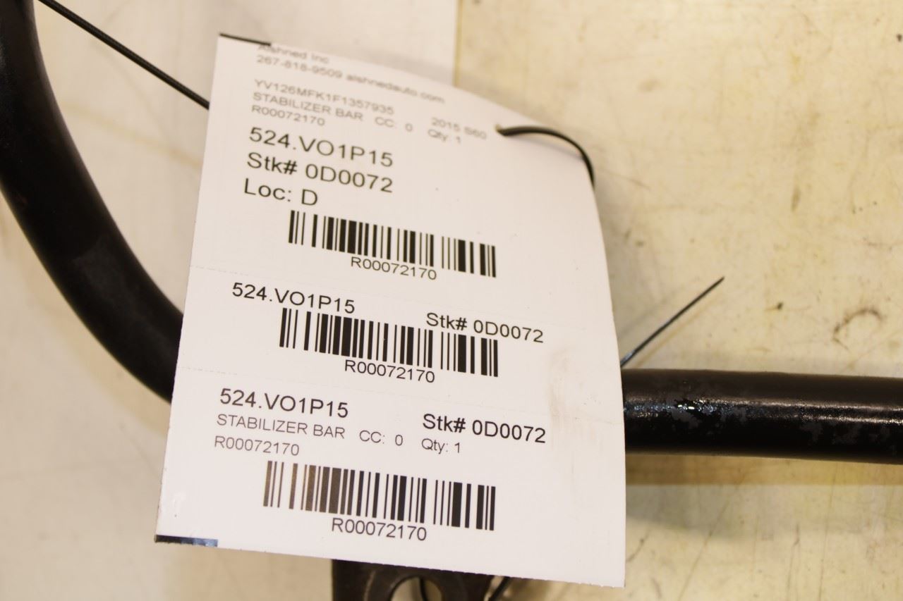 2015-2018 Volvo S60 T5 Premier Front Suspension Stabilizer Sway Anti-Roll Bar - Alshned Auto Parts