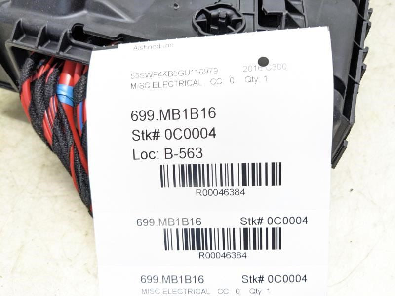 15-19 Mercedes-Benz C300 RR Trunk Power Junction Fuse Relay Box 205-906-85-01-64 - Alshned Auto Parts