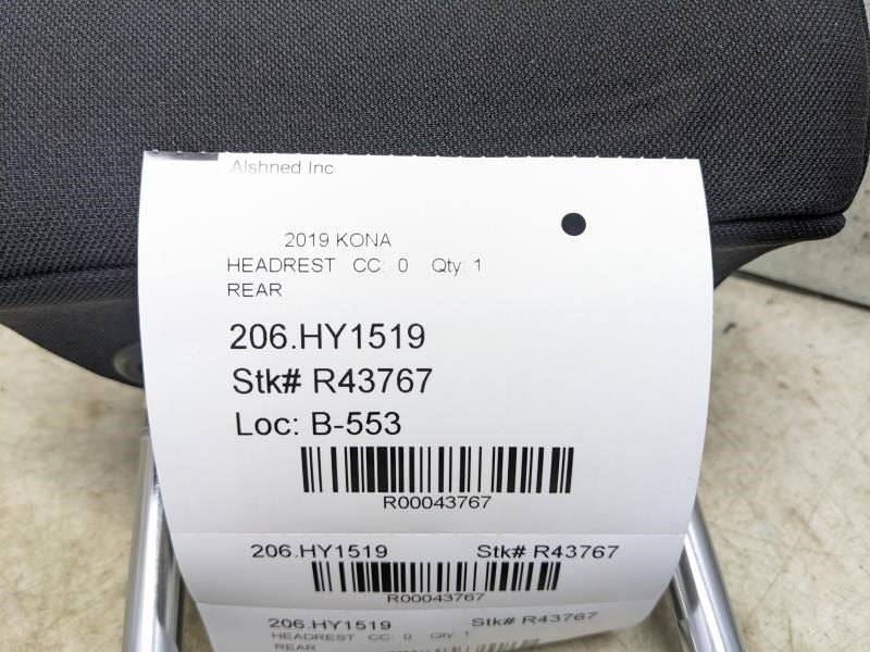 2018-2023 Hyundai Kona Rear Right/Left Seat Headrest Cloth 89700-J9320-SKN OEM - Alshned Auto Parts