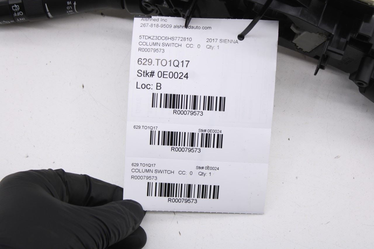 2014-20 Toyota Sienna LE 3.5L FWD Steering Column Light Turn Signal Wiper Switch - Alshned Auto Parts