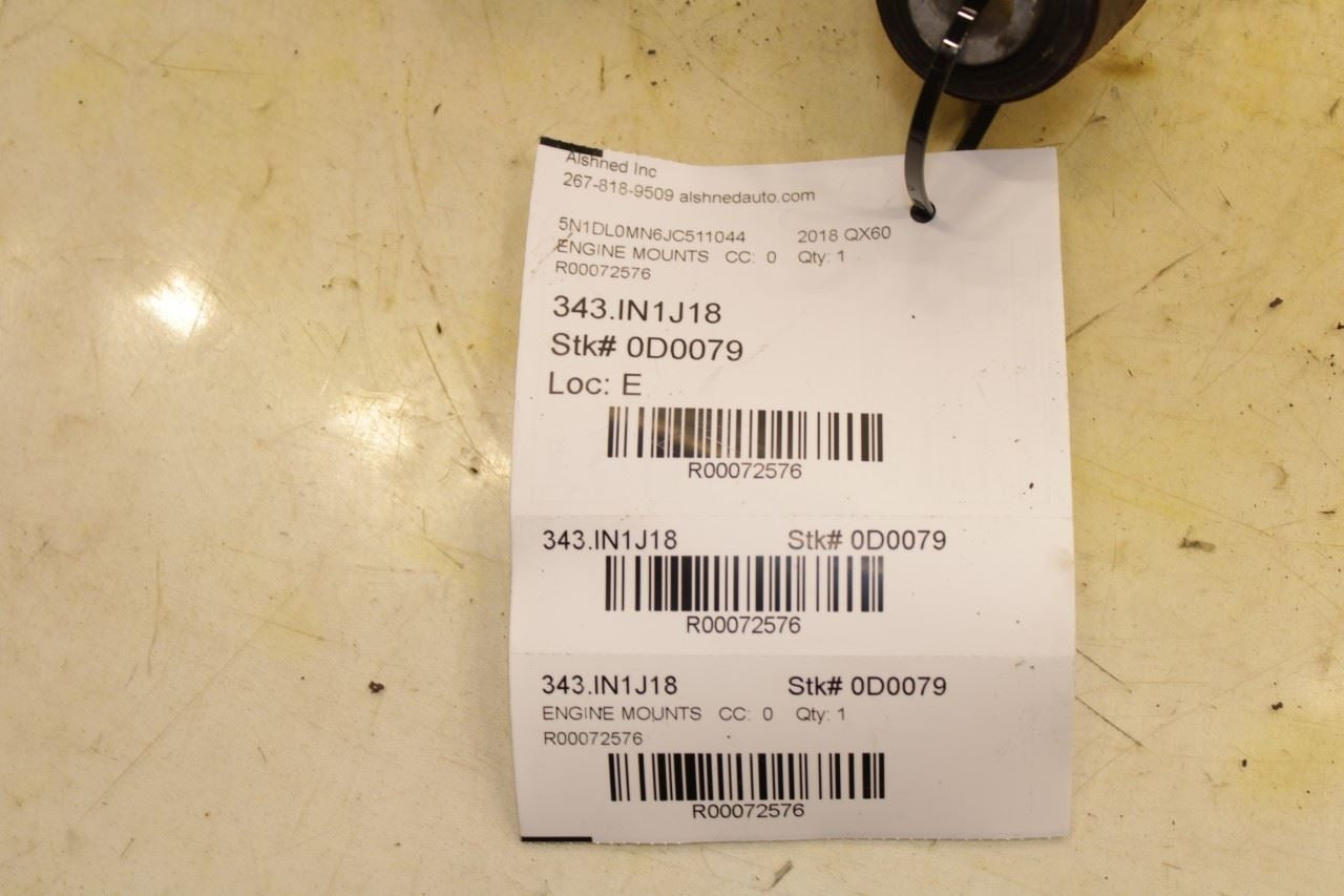 2014-20 Infiniti QX60 3.5L FWD Rear Engine Torque Rod Mount Bracket 11360-4RA0A - Alshned Auto Parts