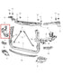 14-21 Jeep Grand Cherokee Laredo X Front RH Headlight Lamp Mount Support Bracket1