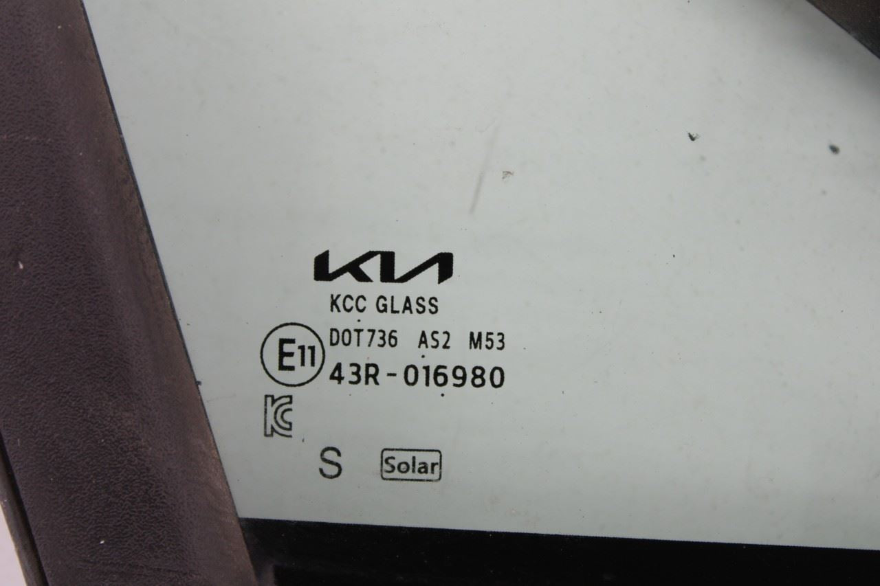21-24 Kia K5 GT-Line FR RH Door Fixed Vent Glass Run Channel w Belt Weatherstrip - Alshned Auto Parts