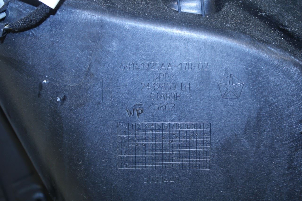 16-17 Jeep Cherokee 75th Anniversary Front Left Side Door Trim Panel 6BC601VHAC - Alshned Auto Parts