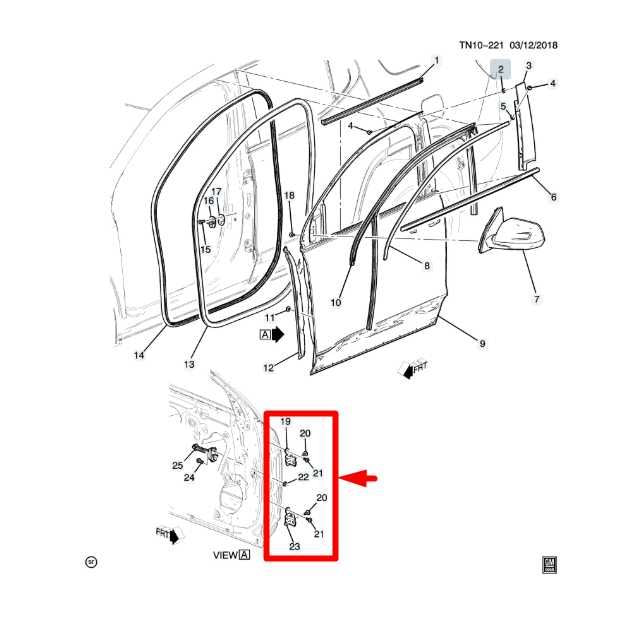 17-23 GMC Acadia SLT-1 Front Right Door Hinge Upper and Lower Pair 13583613 OEM - Alshned Auto Parts
