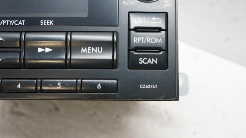 2011 Subaru Impreza Clarion CD Player Radio Faceplate Control Panel w/ Receiver6
