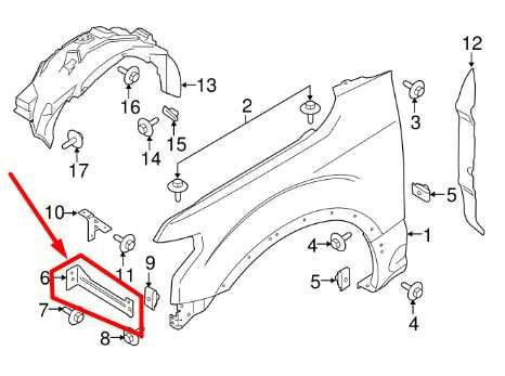 2015-20 Ford F150 Front Right Fender Brace Lower Mount Bracket FL3Z-16A142-A OEM - Alshned Auto Parts