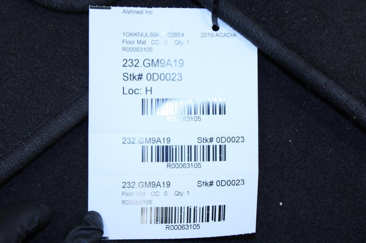 2017-19 GMC Acadia SLT-1 Right and Left Interior Carpet Floor Mats Set 84469369 - Alshned Auto Parts