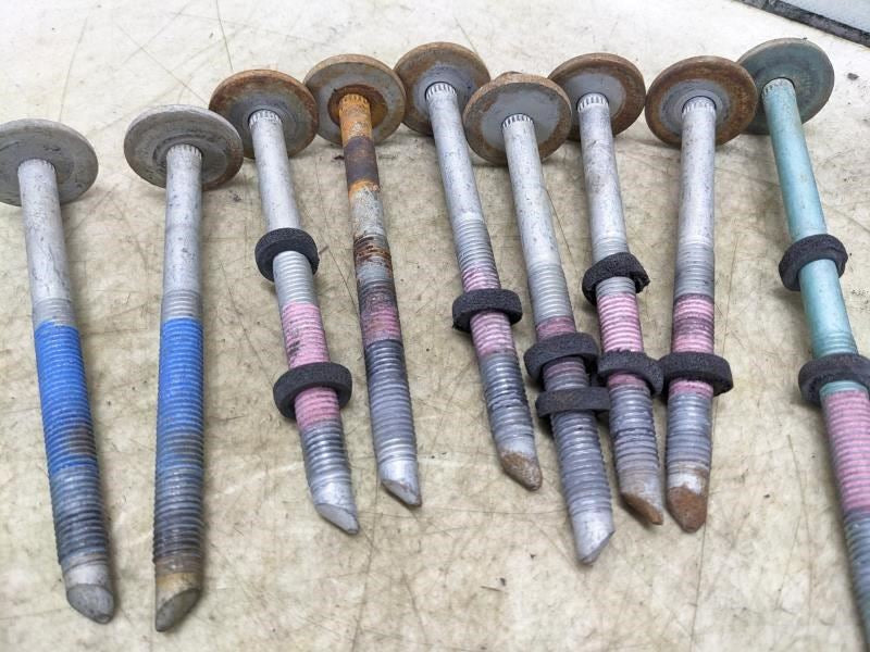 2018-2023 Ford Expedition Cabin Body Mount Bolts Set of 10 W718644-S439 OEM