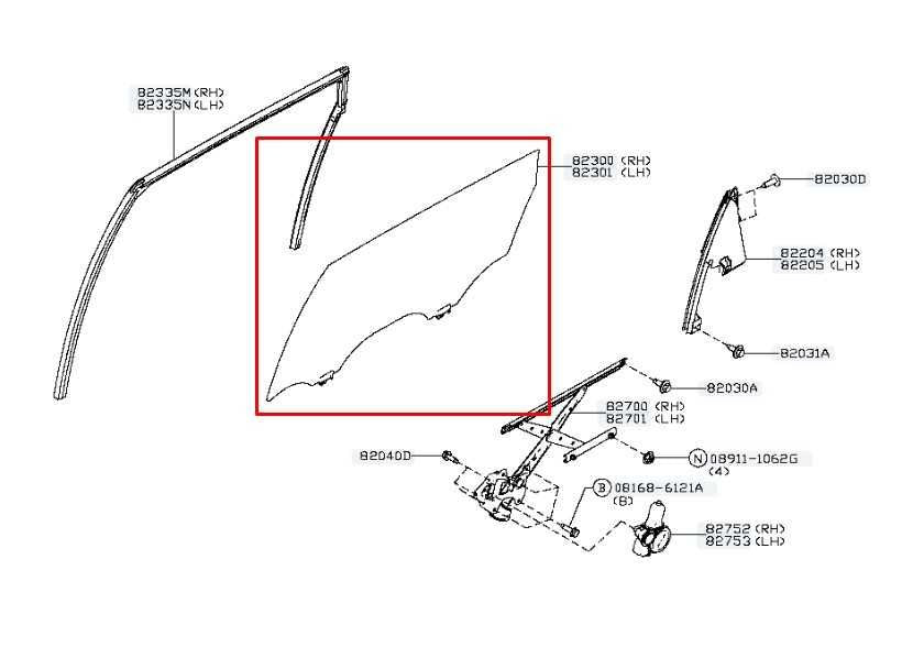 2014-2020 Infiniti QX60 Rear Left Driver Side Door Window Glass 82301-3JA1C OEM - Alshned Auto Parts